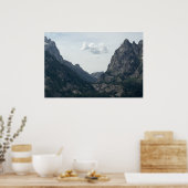 Een kloof voor passage-afdruk poster (Keuken)