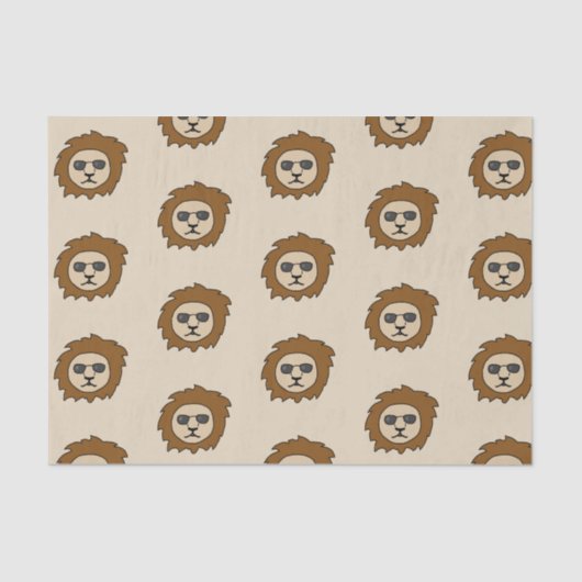 Een kloonleder met zonnebrillen tissuepapier (Voorkant)