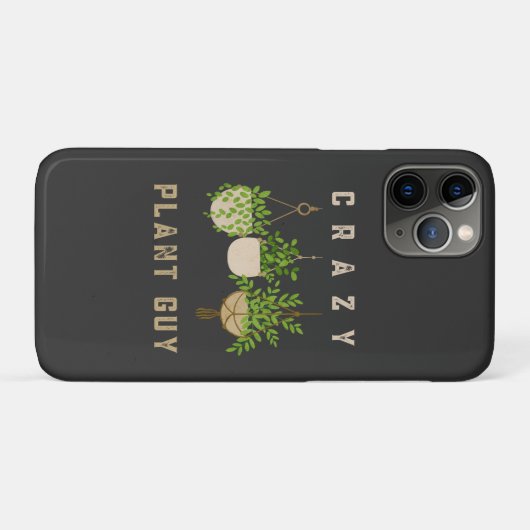 Een knappe Plant kerel, Gardening Lover Case-Mate iPhone Case (Achterkant (horizontaal))