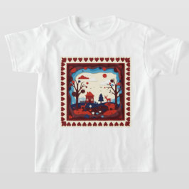 Een knipillustratie t-shirt