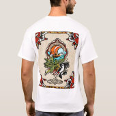 Een knipoog naar de klassieke flash tattoo stijl. t-shirt (Achterkant)