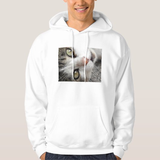 EEN KNOP EN BEAUTIFUTE KAT HOODIE (Voorkant)