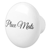 Een knop voor uw placematlaade (Rechts)