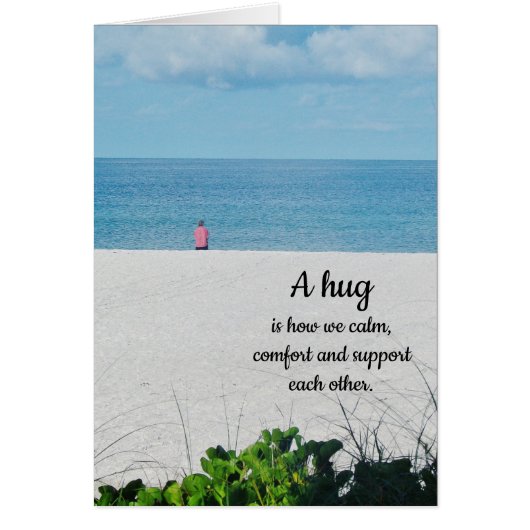 Een knuffel.............." (Voorkant)