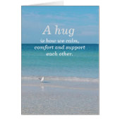 Een knuffel.............." (Voorkant)