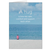 Een knuffel.............." (Voorkant)