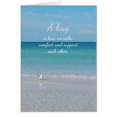 Een knuffel.............." (Voorkant)