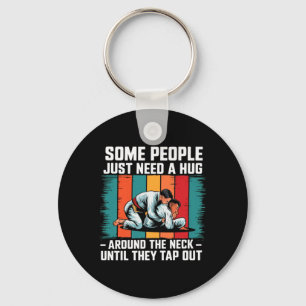 Een Knuffel Nodig Grappige Braziliaanse Jiu Jitsu Sleutelhanger