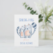 Een knuffel sturen briefkaart (Staand voorkant)