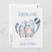 Een knuffel sturen briefkaart (Voorkant / Achterkant)