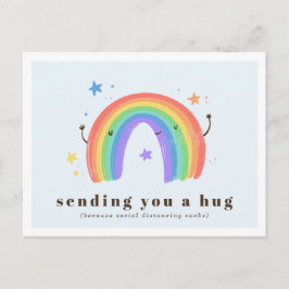 Een Knuffel Sturen | Regenboog Magie Briefkaart