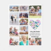 Een knuffel uit de hemel Foto Memorial Keepsake Fleece Deken (Voorkant)