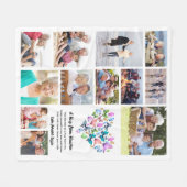 Een knuffel uit de hemel Foto Memorial Keepsake Fleece Deken (Voorkant (Horizontaal))