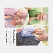 Een knuffel uit de hemel Gedicht Foto Verdriet Mem Fleece Deken (Voorkant (Horizontaal))