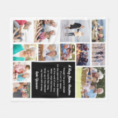 Een knuffel van de Hemel Foto Memorial Fleece Deken (Voorkant (Horizontaal))