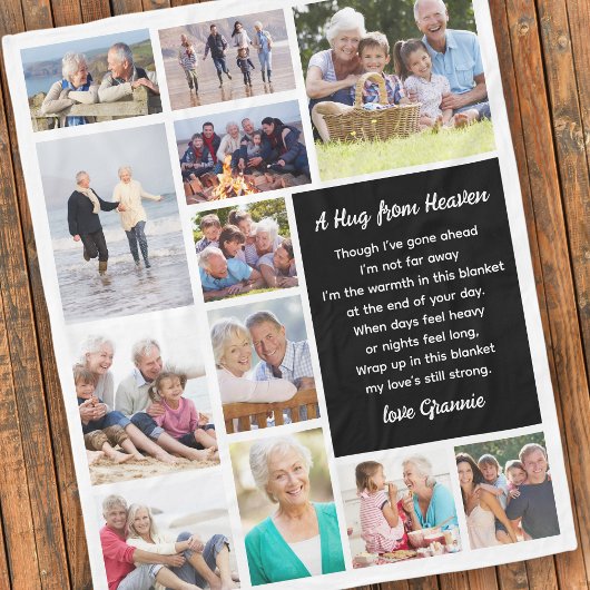 Een knuffel van de Hemel Foto Memorial Fleece Deken