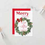 Een knuffel voor Kerstmis Kaart (Voorkant / Achterkant in situ)