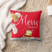 Een knuffel voor Kerstmis  Kussen (Deken)