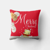 Een knuffel voor Kerstmis  Kussen (Achterkant)