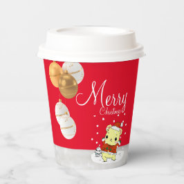 Een knuffel voor Kerstmis Papieren Bekers