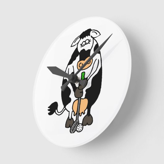 Een koe die golft ronde klok (Hoek)