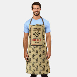 Een Koe Een Varken Een Kip Loopt Een Barbecue Binn Schort