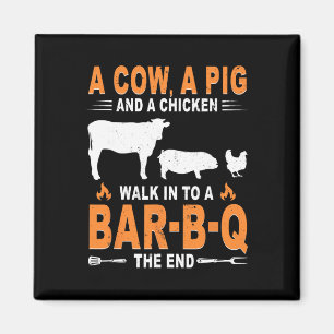 Een Koe Een Varken En Een Kip Gaan Een R B Q Binne Magneet