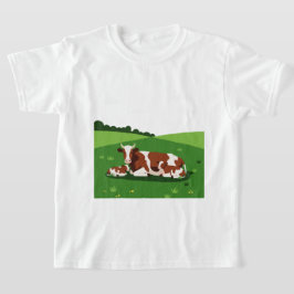 Een koe en twee kalveren t-shirt