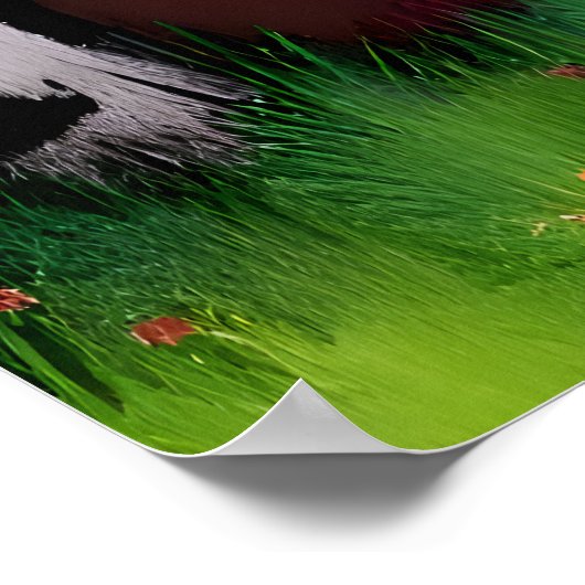 Een koe moeder en kind | AI Art Poster (Hoek)