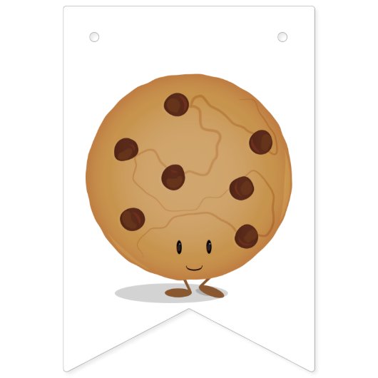 Eén koekje Baby eerste verjaardag Vlaggetjes (Eerste vlag)