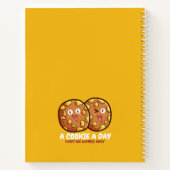 een koekje per dag ontwerp notitieboek (Achterkant)
