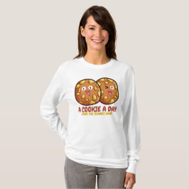 een koekje per dag ontwerp t-shirt