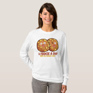 een koekje per dag ontwerp t-shirt