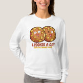  een koekje per dag ontwerp t-shirt (Voorkant)