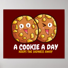 "Een koekje per dag" Poster