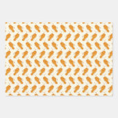 een koel gevlekt kipfastfood - patroon inpakpapier vel (Voorkant 3)