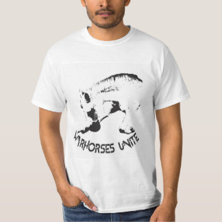 Een koel product dat reddingspaarden een schone le t-shirt