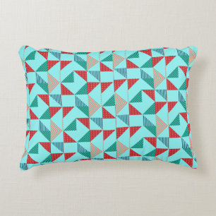 Een koel retro patroonontwerp accent kussen