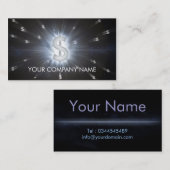 Een koel visitekaartje met een golflengte-dollarte (Voorkant / Achterkant)