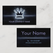 Een koel visitekaartje van de gloeiende kroon (Voorkant / Achterkant)