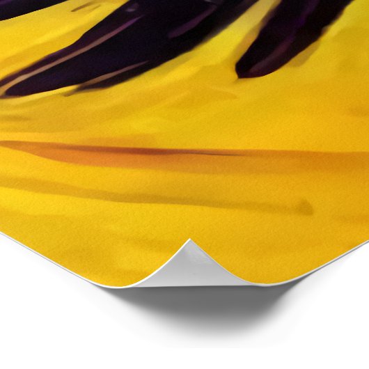 Een koele adelaar | AI Art Poster (Hoek)