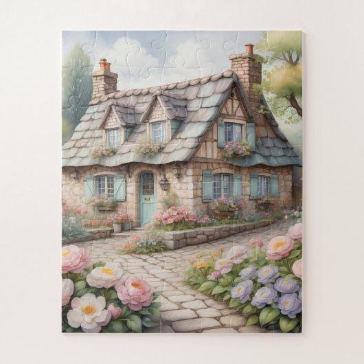 Een Koele Dorp Legpuzzel (Verticaal)