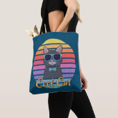 Eén koele kat tote bag (Dichtbij)