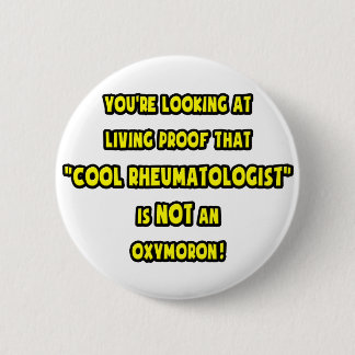 Een koele reumatoloog is GEEN oxymoron Ronde Button 5,7 Cm