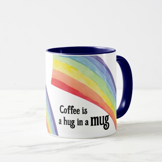 Een koffie is een knuffel in een mok (Voorkant rechts)