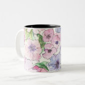 Een koffie-Mok branden Tweekleurige Koffiemok (Voorkant links)