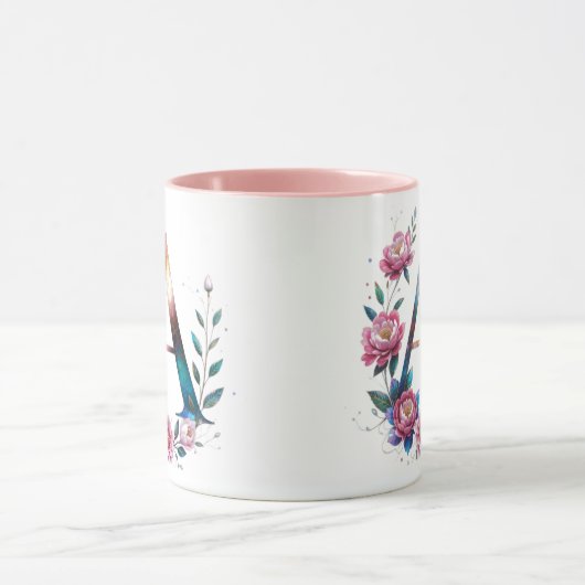 Een koffie-Mok - Floral Design voor Gifting Mok (Midden)