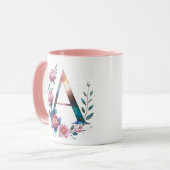 Een koffie-Mok - Floral Design voor Gifting Mok (Voorkant links)