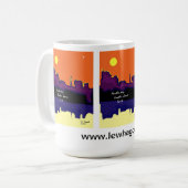 Een koffie-Mok van Lew Hagood om je dag te beginne Koffiemok (Voorkant links)