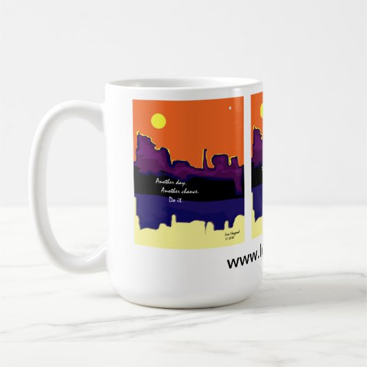 Een koffie-Mok van Lew Hagood om je dag te beginne Koffiemok (Links)